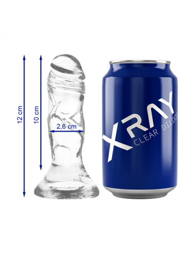 X RAY - HARNAIS + BITE TRANSPARENT 12 CM -O- 2.6 CM