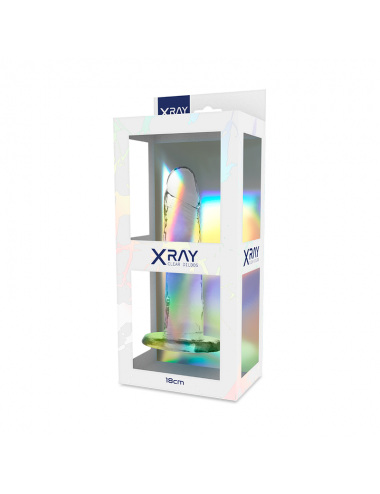 X RAY - HARNAIS + BITE TRANSPARENT 18 CM -O- 4 CM