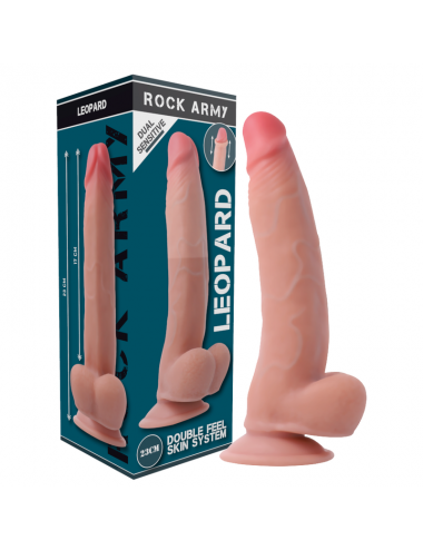 HARNAIS ROCKARMY + LÉOPARD DOUBLE DENSITÉ 23CM