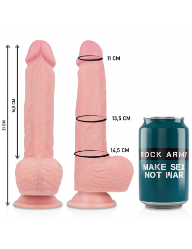 HARNAIS ROCKARMY + SILICONE LIQUIDE PREMIUM SPITFIRE REALISTIC 21CM