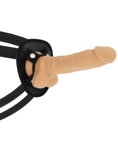 HARNAIS COCK MILLER + SILICONE DENSITÉ COCKSIL ARTICULABLE 18 CM