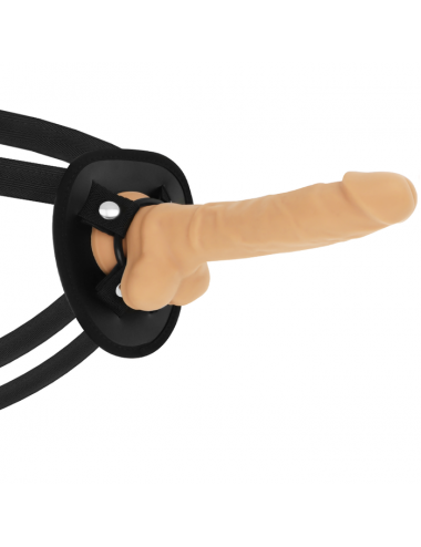 HARNAIS COCK MILLER + SILICONE DENSITÉ COCKSIL ARTICULABLE 19.5 CM