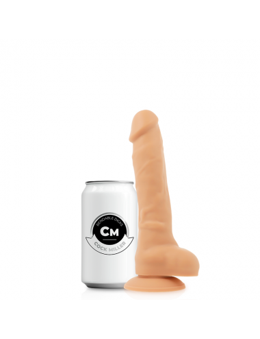 COCK MILLER - HARNAIS + COCKSIL ARTICULABLE DENSITÉ SILICONE 18 CM