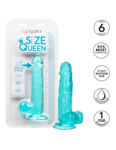 DILDO QUEEN TAILLE CALEX - ROSE 15