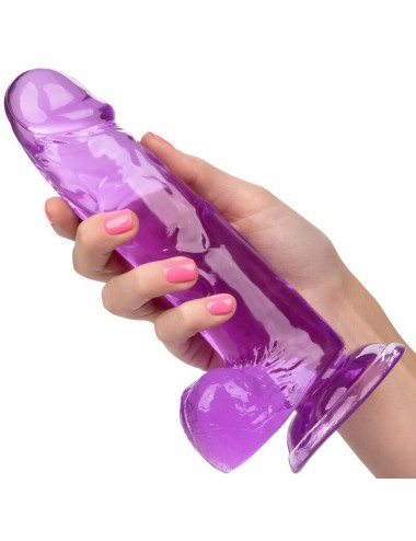 Sextoys - Double Dong - DILDO QUEEN TAILLE CALEX - VIOLET 15,3 CM - California Exotics