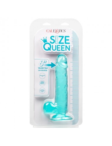 CALIFORNIA EXOTICS - GODE TAILLE REINE BLEU 15.3 CM