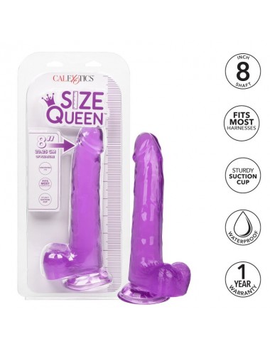 DILDO QUEEN TAILLE CALEX - VIOLET 20