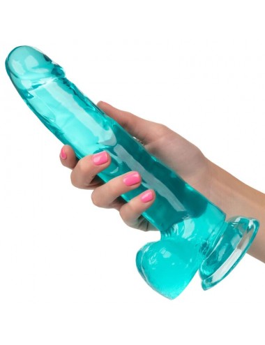 CALEX SIZE QUEEN DILDO - AZUL 20.3 CM