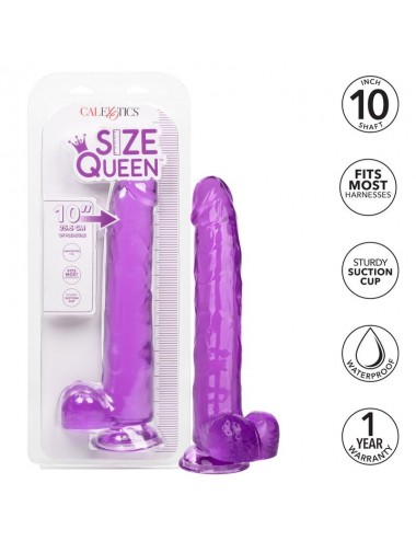 DILDO QUEEN TAILLE CALEX - VIOLET 25