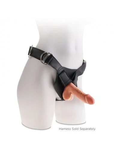Sextoys - Double Dong - KING COCK PLUS BITE 3D AVEC BOULES 17 CM - KING COCK PLUS