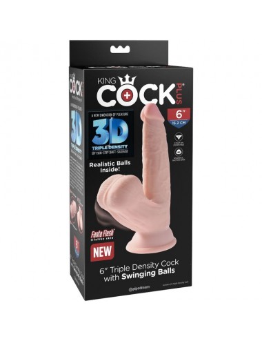 KING COCK - PLUS BALLES GODE 3D 12.7 CM