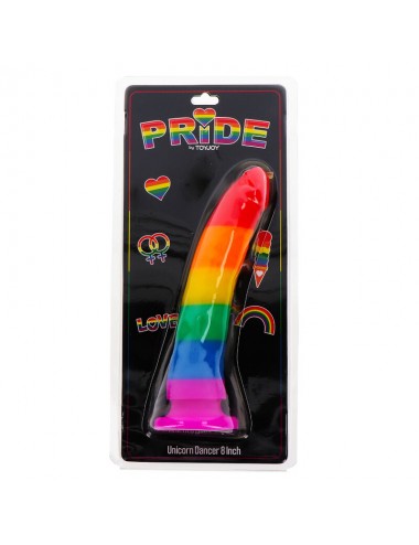 PRIDE - GODE DANSEUR LICORNE DRAPEAU LGBT 18 CM