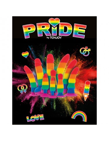 PRIDE - GODE DANSEUR LICORNE DRAPEAU LGBT 18 CM