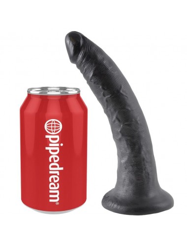 KING COCK 7" PENE NEGRO 17.8 CM