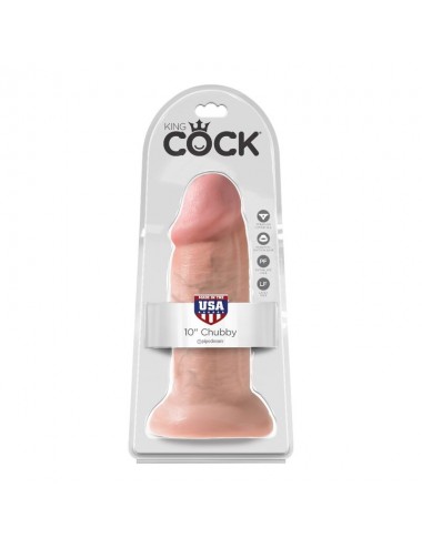 KING COCK REALISTIC DILDO CHUBBY 25,4 CM LATEX