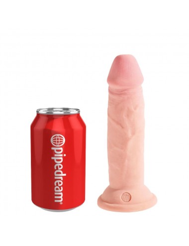 KINGCOCK TRIPLE DENSITY COCK 15 CM BASE VENTOUSE