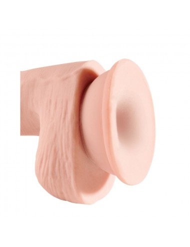 KINGCOCK TRIPLE DENSITY COCK 14 CM BASE A VENTOUSE