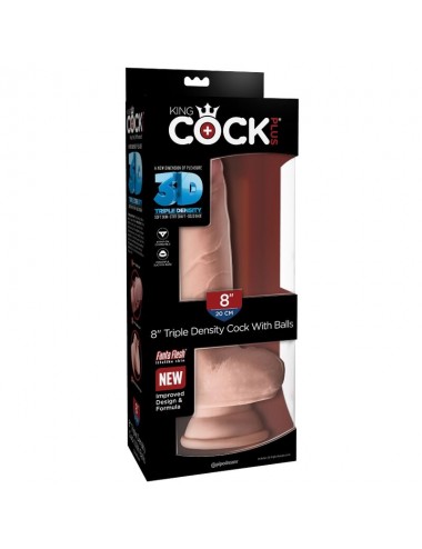 KING COCK - GODE TRIPLE DENSITÉ 18.4 CM