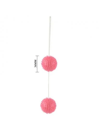 BAILE - BALLES TEXTURÉES ROSE PROFONDEMENT PLAISIR 3.6 CM