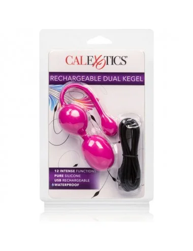 CALEXOTICS - RECHARGEABLE DOUBLE KEGEL ROSE