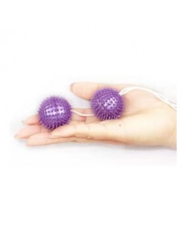 UN PROFOND PLAISIR BOULES SPIKY VIOLET 3,60 CM