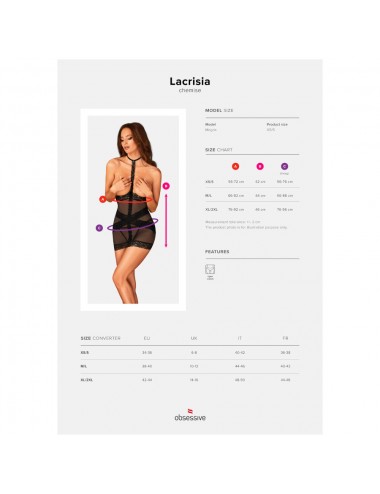 OBSESSIF - CHEMISE LACRISIA XS/S