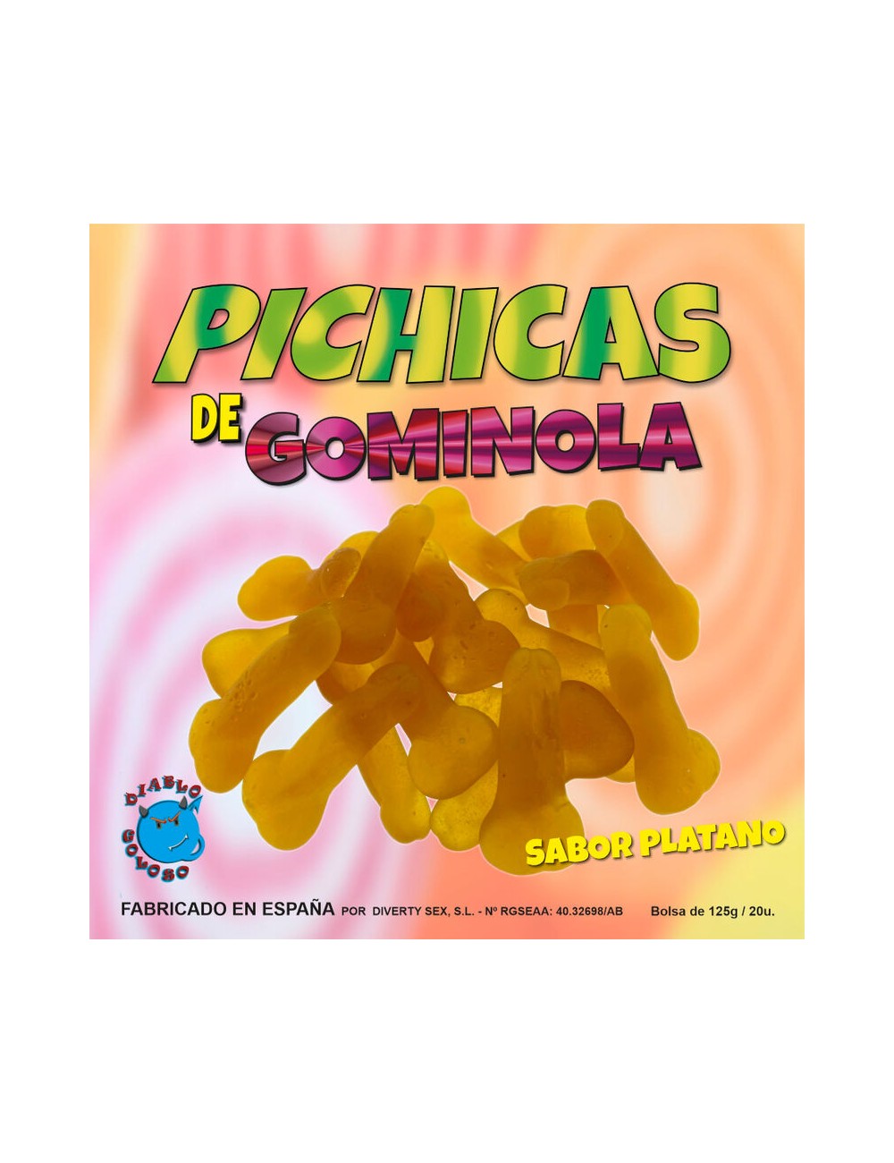 DIABLO PICANTE - GUMMY PENIS BANANA DIABLO PICANTE - GUMMY PENIS BANANA