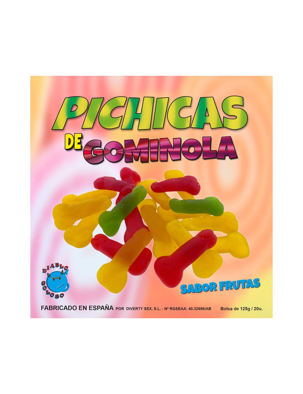DIABLO PICANTE - FRUITS DE PÉNIS GOMMÉS DIABLO PICANTE - FRUITS DE PÉNIS GOMMÉS