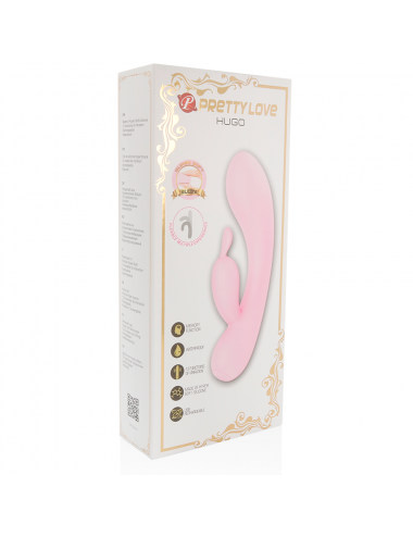 PRETTY LOVE SMART HUGO VIBRADOR RABBIT CON OREJITAS