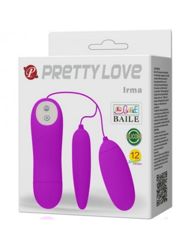 PRETTY LOVE - IRMA DOUBLE OEUF VIBRANT