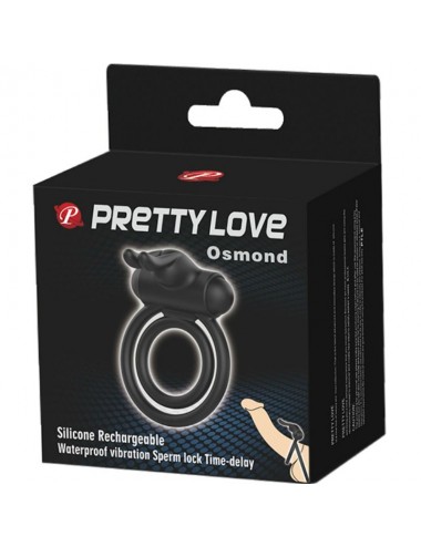 PRETTY LOVE - ANNEAU VIBRATEUR EN SILICONE OSMOND