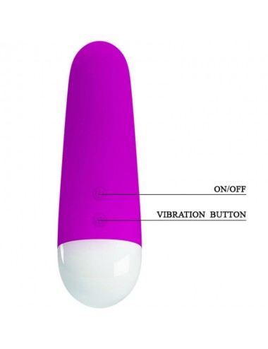 PRETTY LOVE - MINI VIBRATEUR LUTHER 30 MODES DE VIBRATION