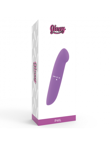 GLOSSY PHIL VIBRATOR LILA