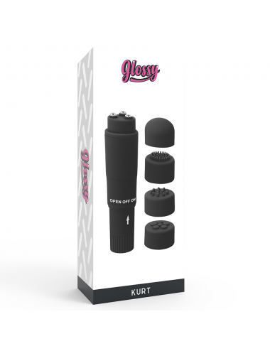 GLOSSY - MASSEUR DE POCHE KURT NOIR