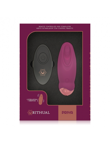 RITHUAL PRIYA HUEVO CONTROL REMOTO G-SPOT + VIBRACIÓN