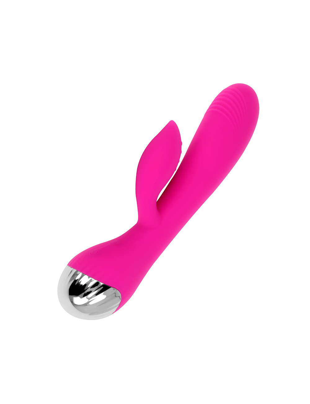 OHMAMA VIBRADOR RECARGABLE CON RABBIT 10 MODOS DE VIBRACIÓN 19 CM