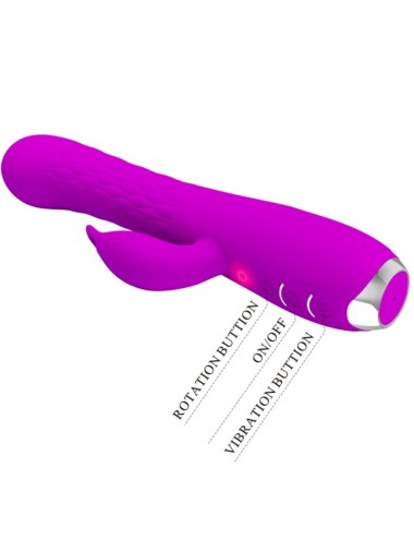 FONCTION DE ROTATION DU VIBRATEUR RECHARGEABLE PRETTY LOVE MOLLY