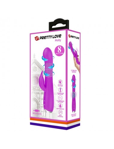 FONCTION DE ROTATION DU VIBRATEUR RECHARGEABLE PRETTY LOVE MOLLY