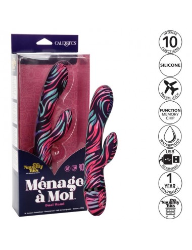 CALIFORNIA EXOTICS - MENAGE A MOI VIBRATEUR DOUBLE BAGUETTE