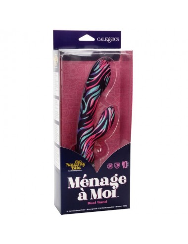 CALIFORNIA EXOTICS - MENAGE A MOI VIBRATEUR DOUBLE BAGUETTE