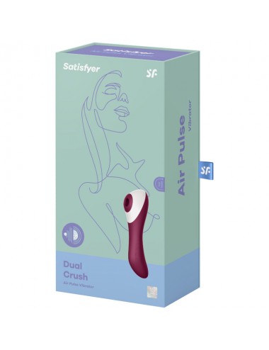 SATISFYER - VIBRATEUR  IMPULSIONS AIR DUAL CRUSH