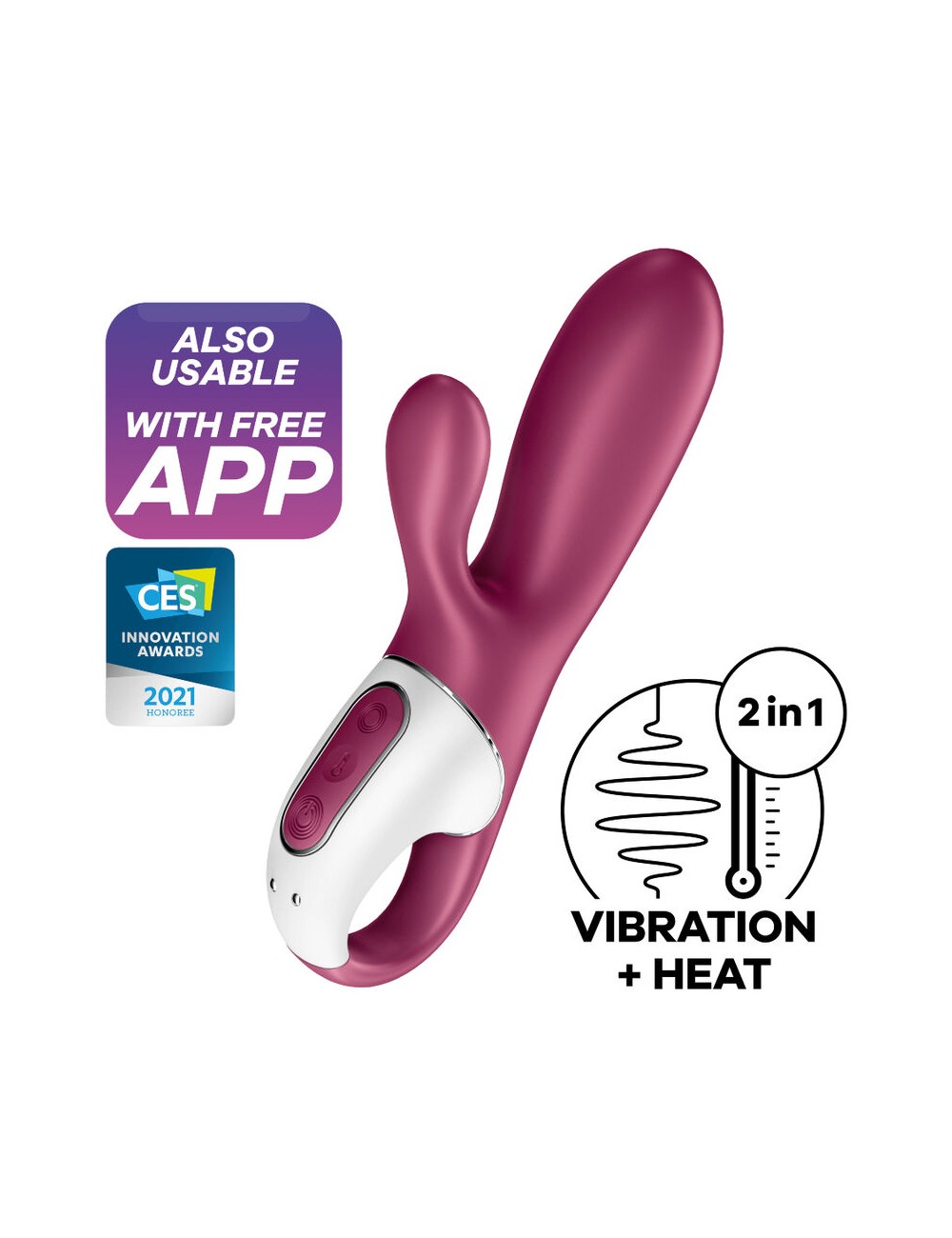 SATISFYER HOT BUNNY VIBRADOR PUNTO G