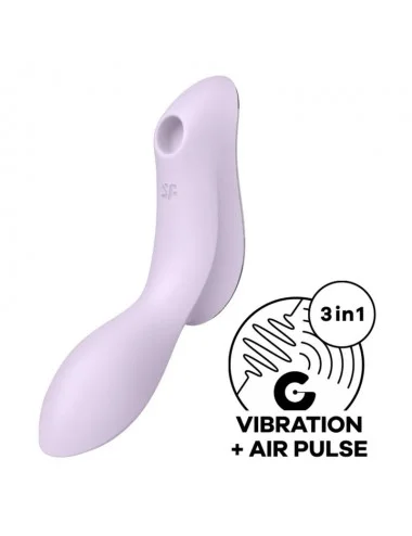 STIMULATEUR ET VIBRATEUR SATISFYER CURVY TRINITY 2 - VIOLET