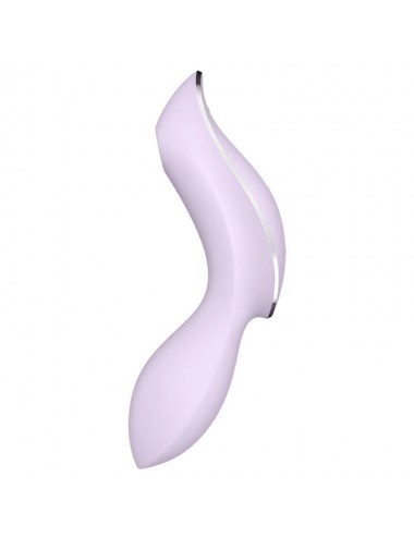 SATISFYER - VIBRATEUR CURVY TRINITY 2 AIR PULSE VIOLETTE