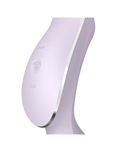 SATISFYER - VIBRATEUR CURVY TRINITY 2 AIR PULSE VIOLETTE