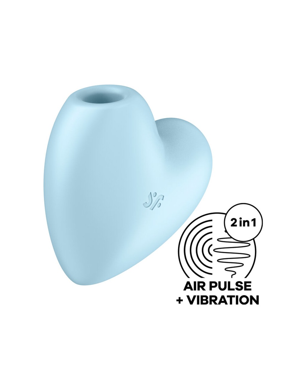 STIMULATEUR C?UR ET VIBRATEUR SATISFYER CUTIE - BLEU STIMULATEUR C?UR ET VIBRATEUR SATISFYER CUTIE - BLEU