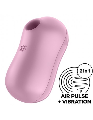 STIMULATEUR ET VIBRATEUR SATISFYER COTTON CANDY - LILAS