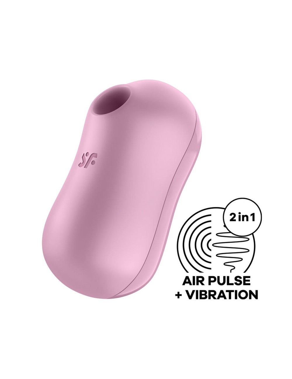 STIMULATEUR ET VIBRATEUR SATISFYER COTTON CANDY - LILAS STIMULATEUR ET VIBRATEUR SATISFYER COTTON CANDY - LILAS