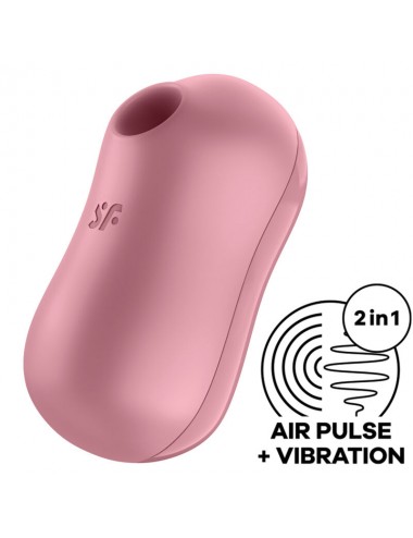 STIMULATEUR ET VIBRATEUR SATISFYER COTTON CANDY - ROSE