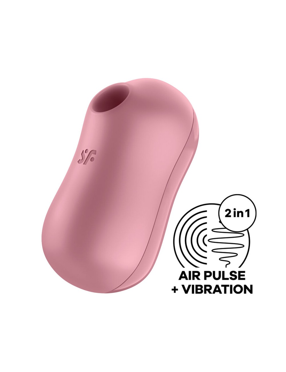 STIMULATEUR ET VIBRATEUR SATISFYER COTTON CANDY - ROSE